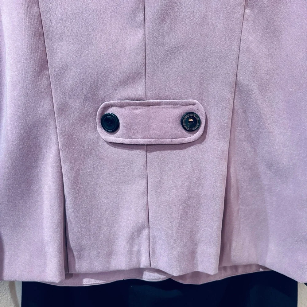 Two Piece Suit Lavender Blazer Sz 10 & Worthington Black Pencil Skirt Sz 10P - Picture 8 of 12